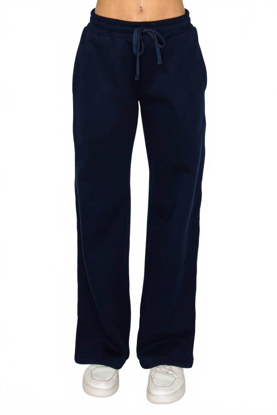 NEW KNIT RIOT glide track pants in navy